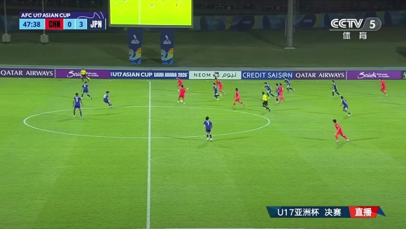U17男足下半场48分钟破门！贺炜：中国队下半场主动出击立竿见影